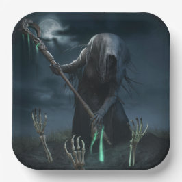 Teller aus Karton Serie 1 Hexen 06