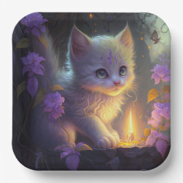 Teller aus Katzenpappe