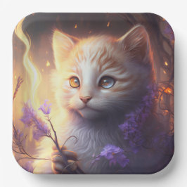 Teller aus Katzenpappe