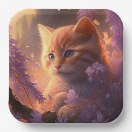 Teller aus Katzenpappe