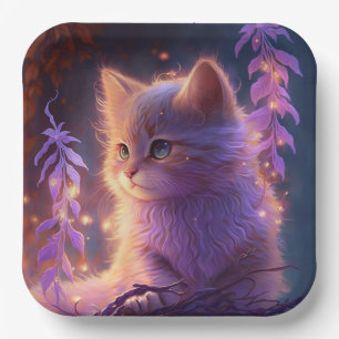 Teller aus Katzenpappe