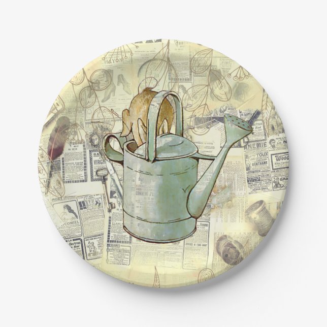 Teller aus Peter-Kaninchen (Vorderseite)