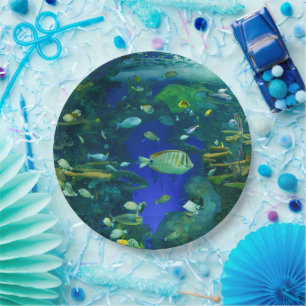 Teller aus tropischem Fischpapier