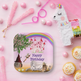 Teller aus weißem Party