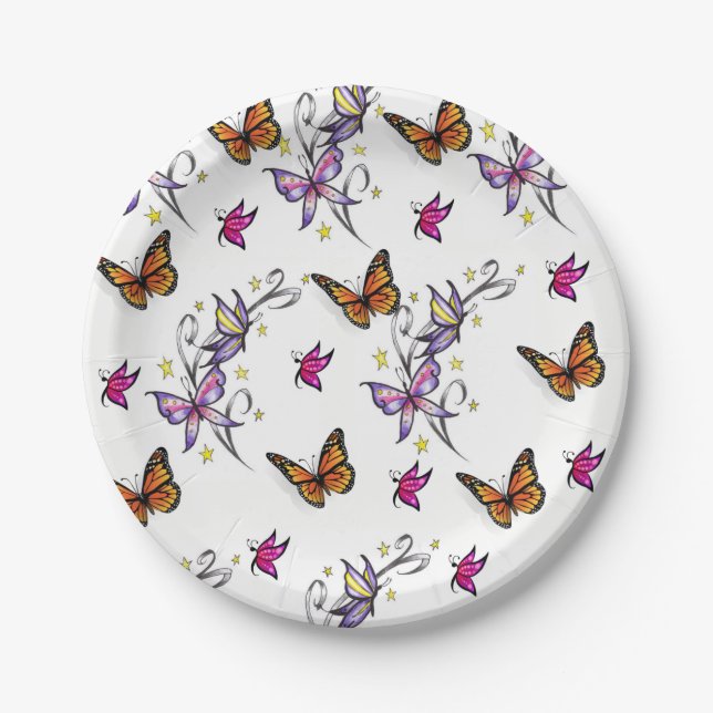 Teller Butterfly (Vorderseite)