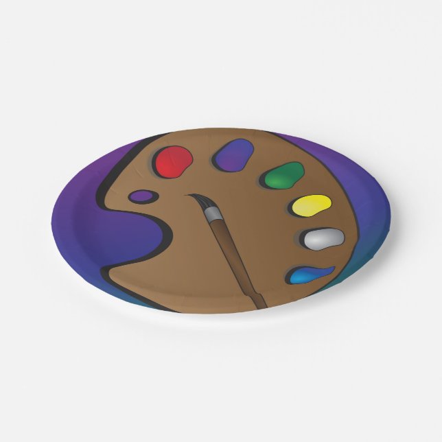 Teller der Artist Palette (Schrägansicht)