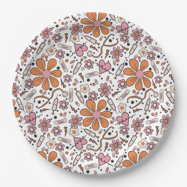 Teller der Krankenpflegepartei, Teller der Gesundh (Vorderseite)