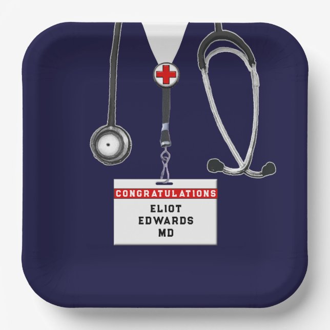 Teller der Medical School Graduation Party (Vorderseite)