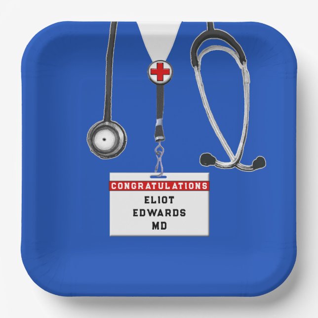 Teller der Medical School Graduation Party (Vorderseite)