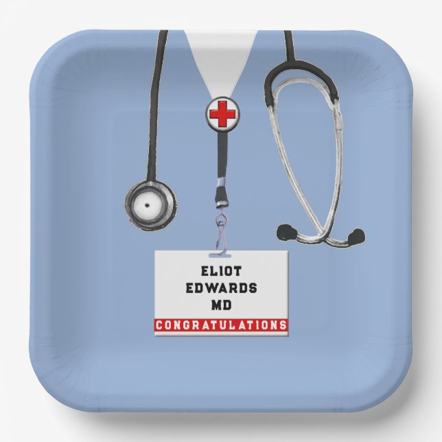 Teller der Medical School Graduation Party (Vorderseite)