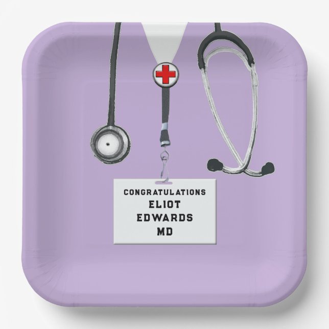 Teller der Medical School Graduation Party (Vorderseite)