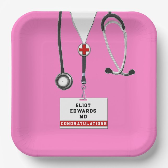 Teller der Medical School Graduation Party (Vorderseite)