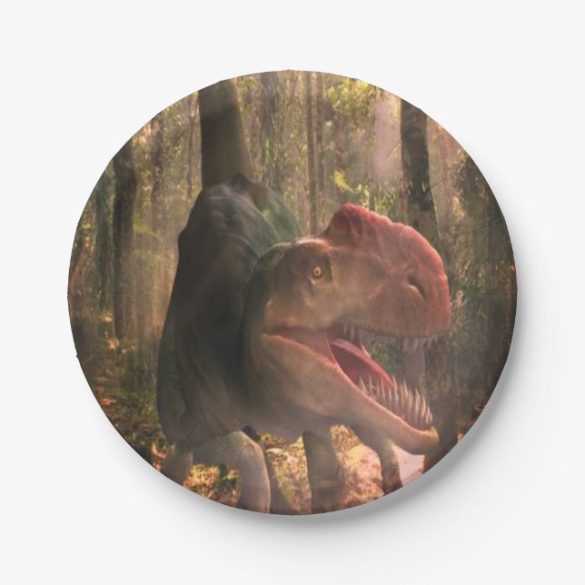 Teller Dinosaurier (Vorderseite)