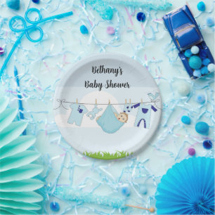 Teller für Babydusche