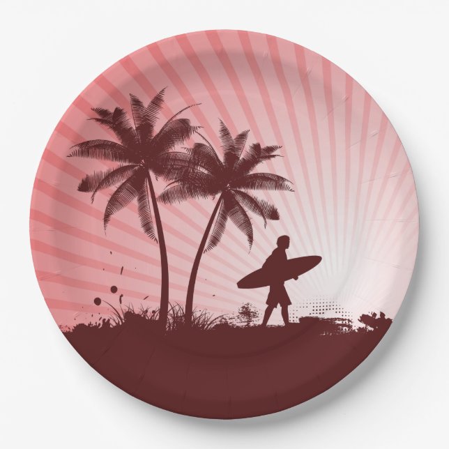 Teller für Beach Surfer (Vorderseite)