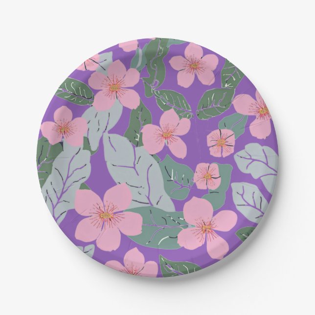 Teller für Blumenpapier (Vorderseite)