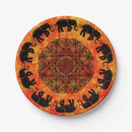 Teller für Bohemisches Party