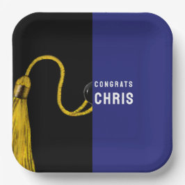 Teller für das Blaubuch der Graduierungspartei