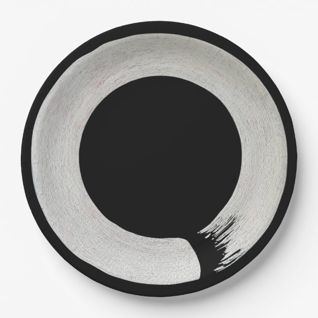 Teller für das Schwarzweißsymbolabend (Vorderseite)