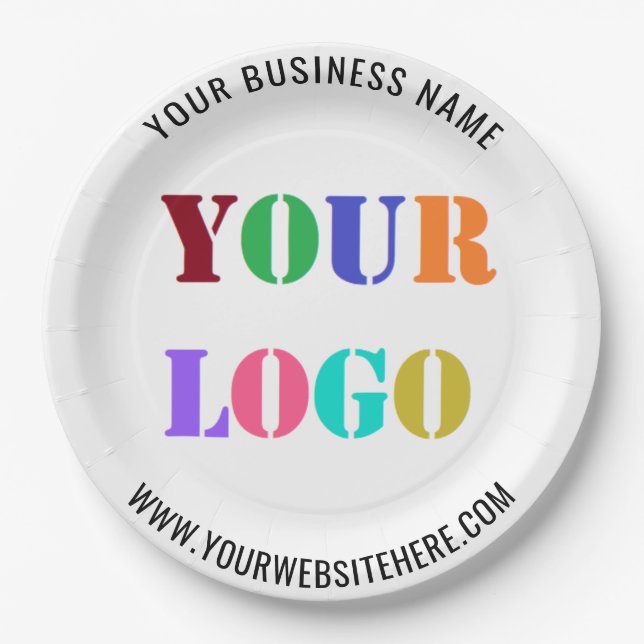 Teller für die Werbung mit benutzerdefinierten Log (Vorderseite)