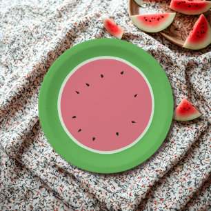 Teller für einfache Wassermelone