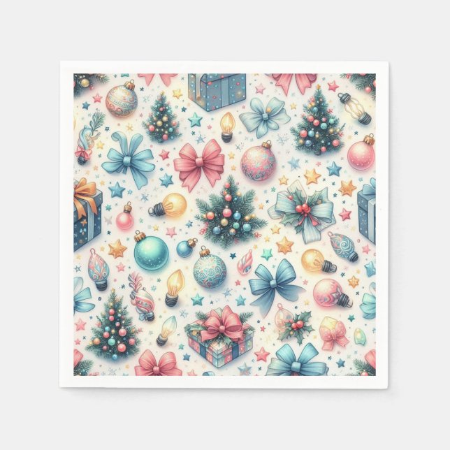 Teller für Festtage Serviette (Vorderseite)