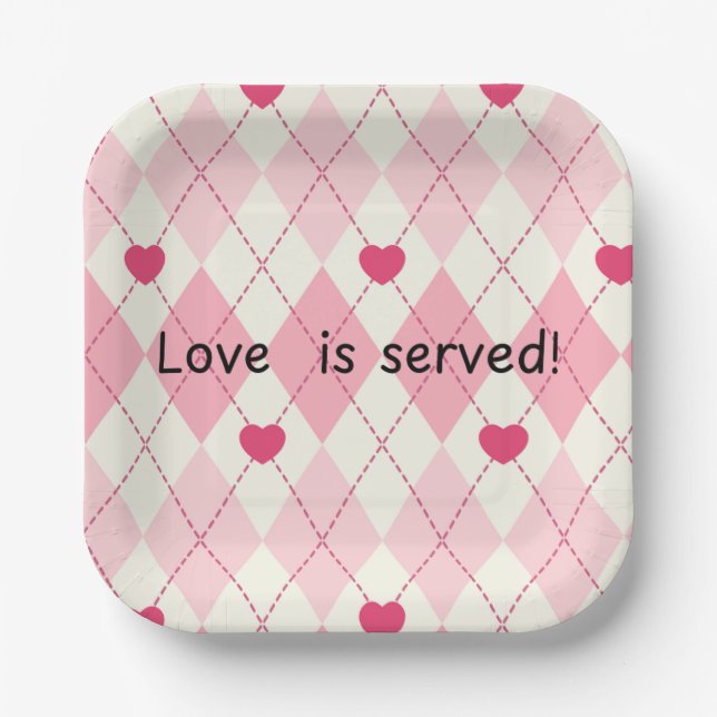 Teller für Herzpapier (Vorderseite)