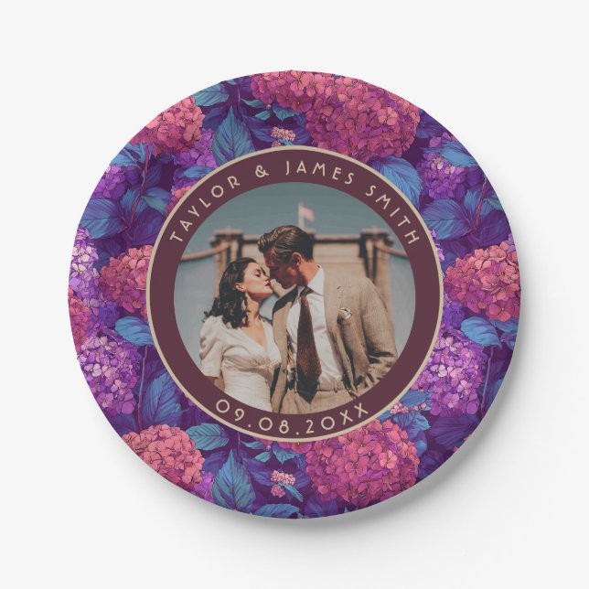 Teller für Hochzeitsfeier (Vorderseite)