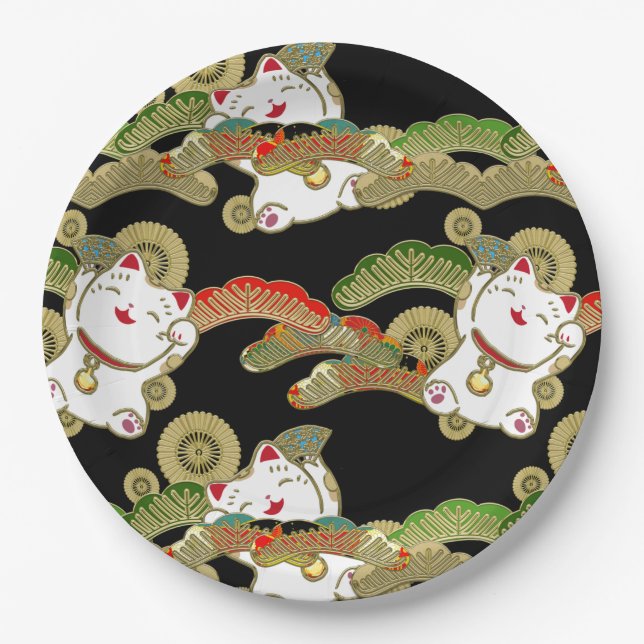 Teller für japanische Party (Vorderseite)