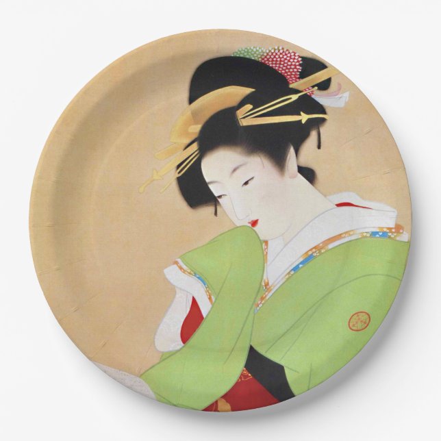 Teller für japanische Party (Vorderseite)