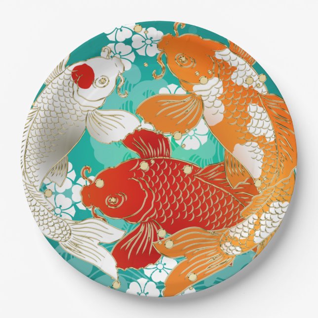 Teller für japanische Party (Vorderseite)