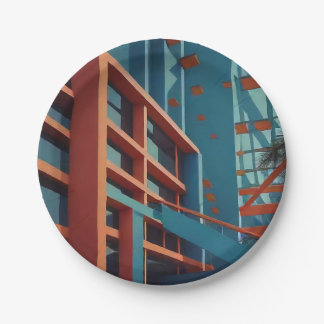 Teller für moderne geometrische Papiere