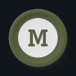 Teller für Monogramm<br><div class="desc">Ändern Sie die Initialeinstellung in das,  was Sie gewollt haben. Weitere Produkte für Vorlagen finden Sie in meinem Shop (PATTERNS > MONOGRAMS & FRAMES).</div>