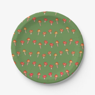Teller für Mushroom-Muster