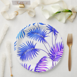 Teller für niedliche lila Blume
