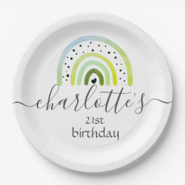 Teller für Papiere anpassen - Rainbow Green