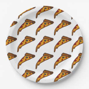 Teller für Pizza-Party aus Papier
