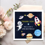 Teller für Raumflugplaneten Serviette<br><div class="desc">Weltraumraketenplaneten Papier Teller Napkins</div>