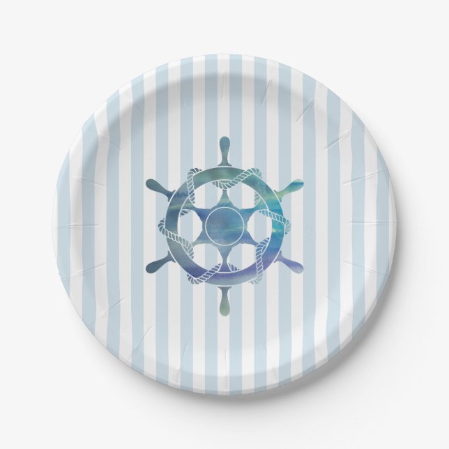 Teller für  von Strippapier für Nautical Wheel (Vorderseite)