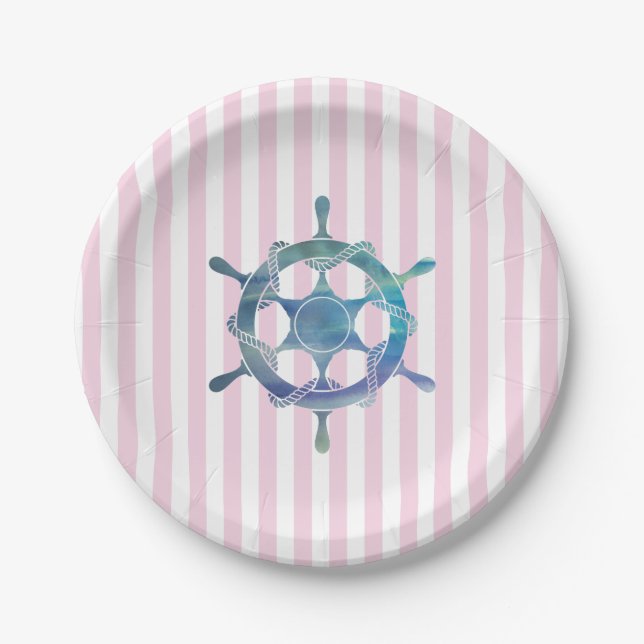 Teller für  von Strippapier für Nautical Wheel (Vorderseite)