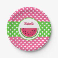 Teller für Wassermelone