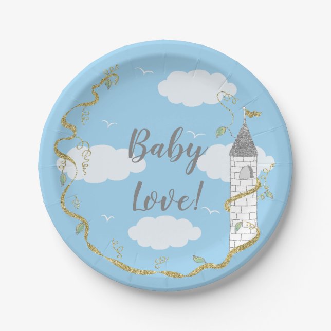 Teller "Glittery Castles" (Vorderseite)