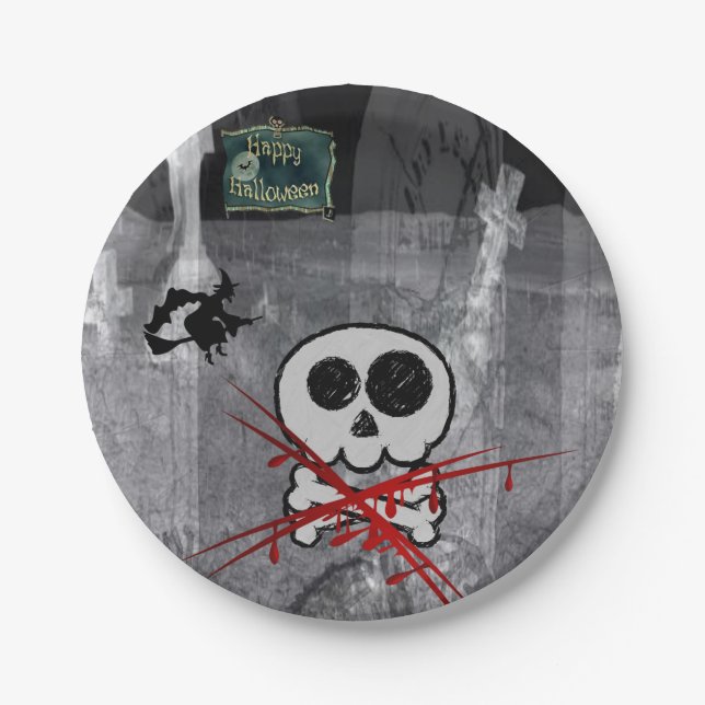 Teller Halloween (Vorderseite)