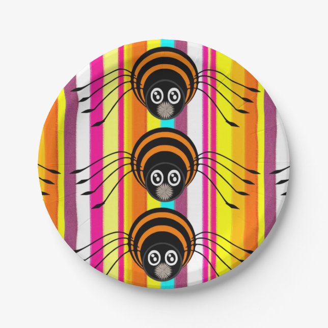 Teller Halloween, Spider (Vorderseite)