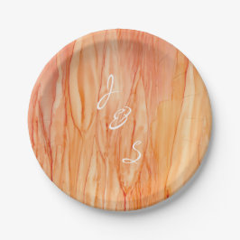 Teller Hochzeitsfeiern Frische Blume