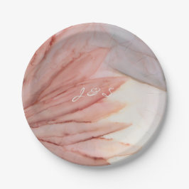 Teller Hochzeitsfeiern in Pinks und Lavendern