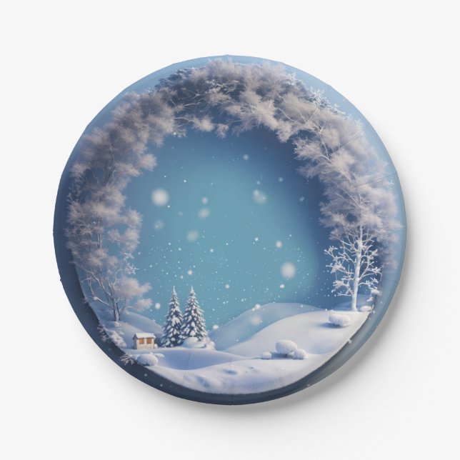 "Teller in Papierform: Eine Nachhaltige Alternativ Pappteller (Vorderseite)