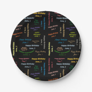 Teller Juni, 1 Geburtstag