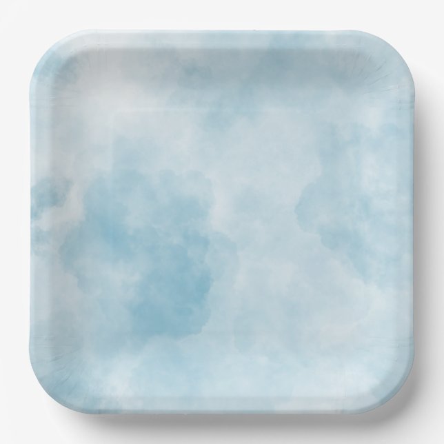 Teller - Kopf in den CLOUDS (Vorderseite)