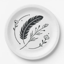 Teller oder Teller auf Papier